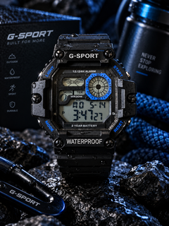 ساعت پسرانه - G SPORT - سیلیکونی - کامپیوتری